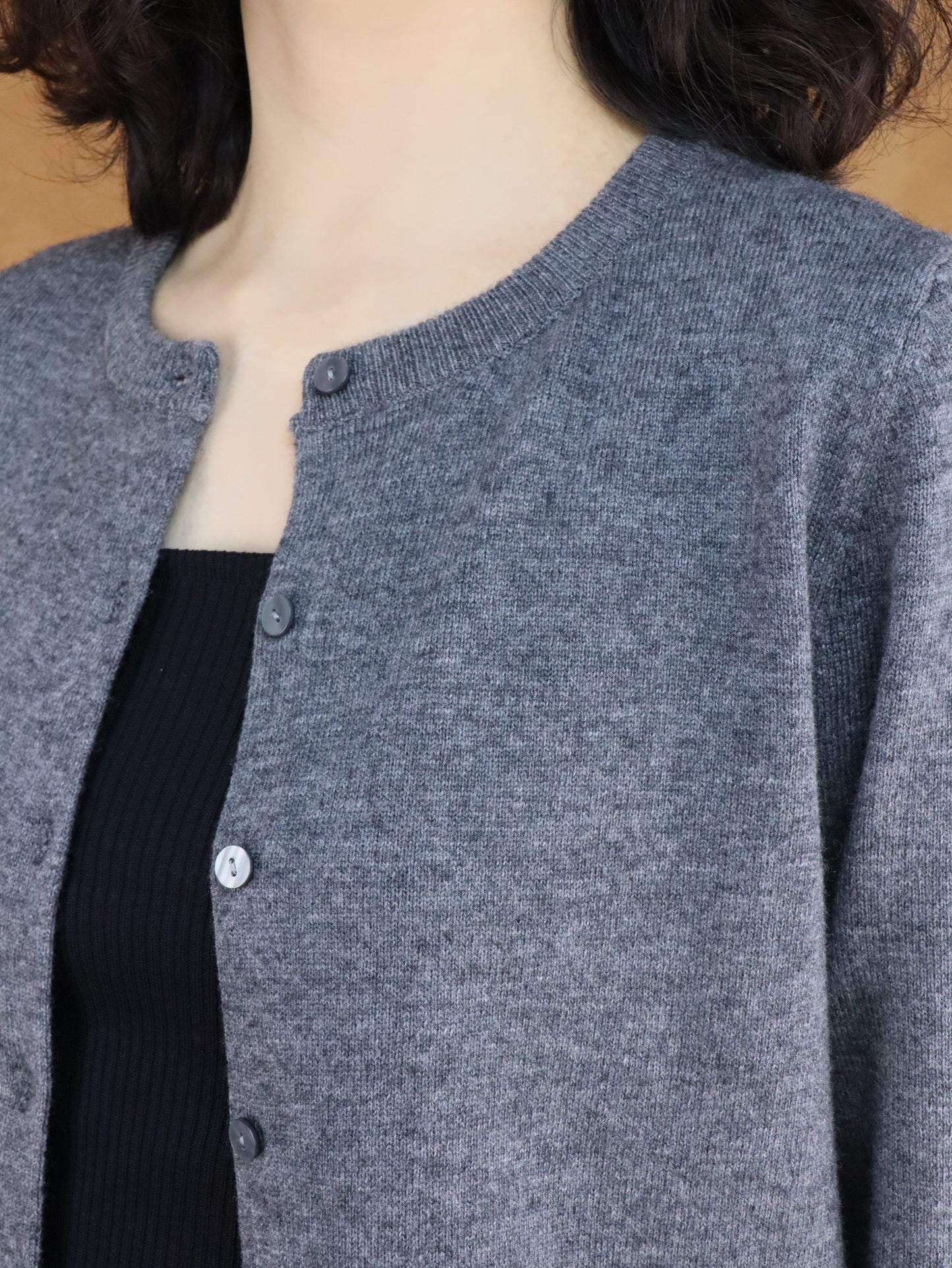 Cropped Wool Knit Cardigan | Women's Top