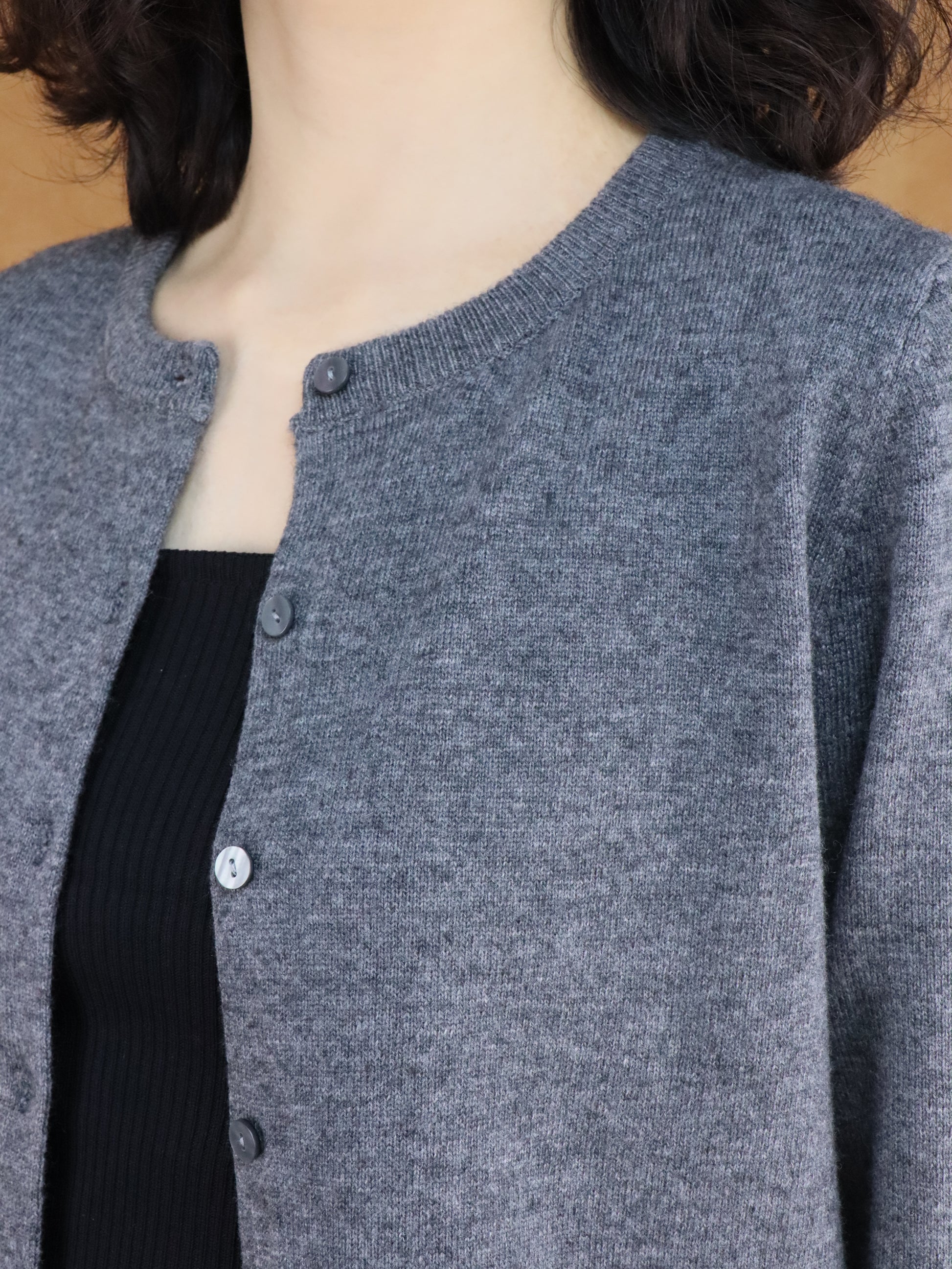 Cropped Wool Knit Cardigan | Women's Top