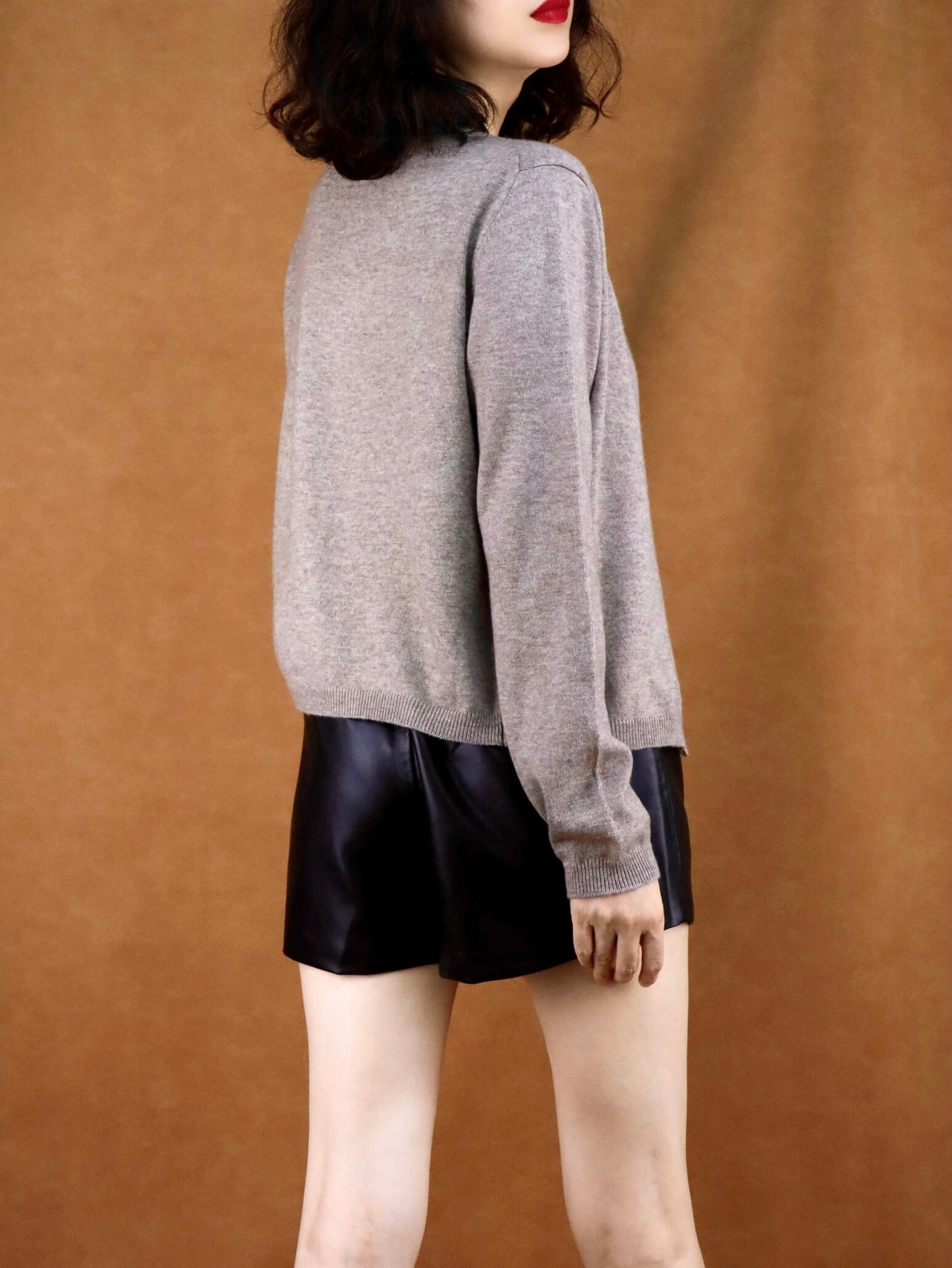 cropped wool knitted cardigan | women cardigan