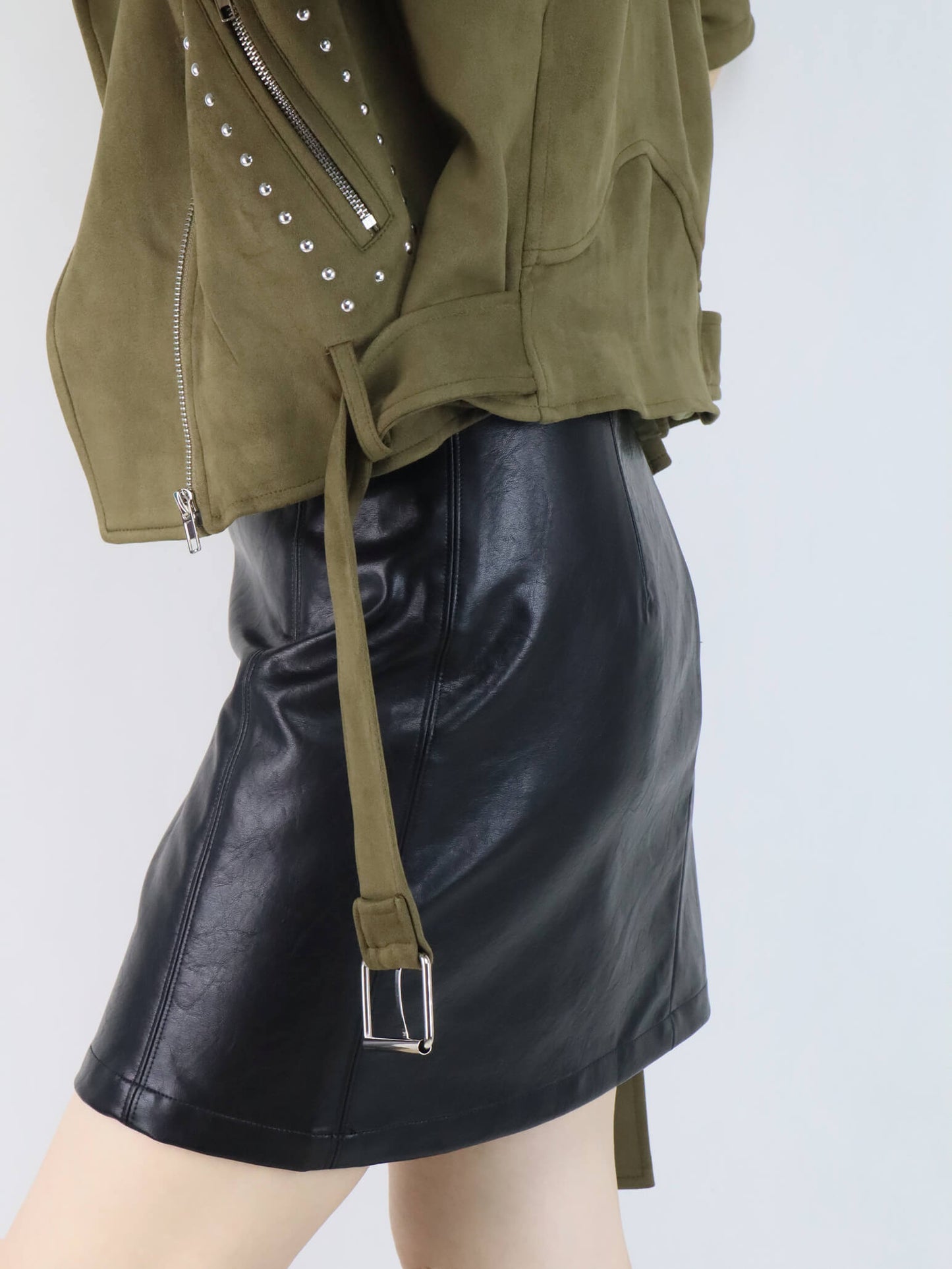 Suede Biker Jacket