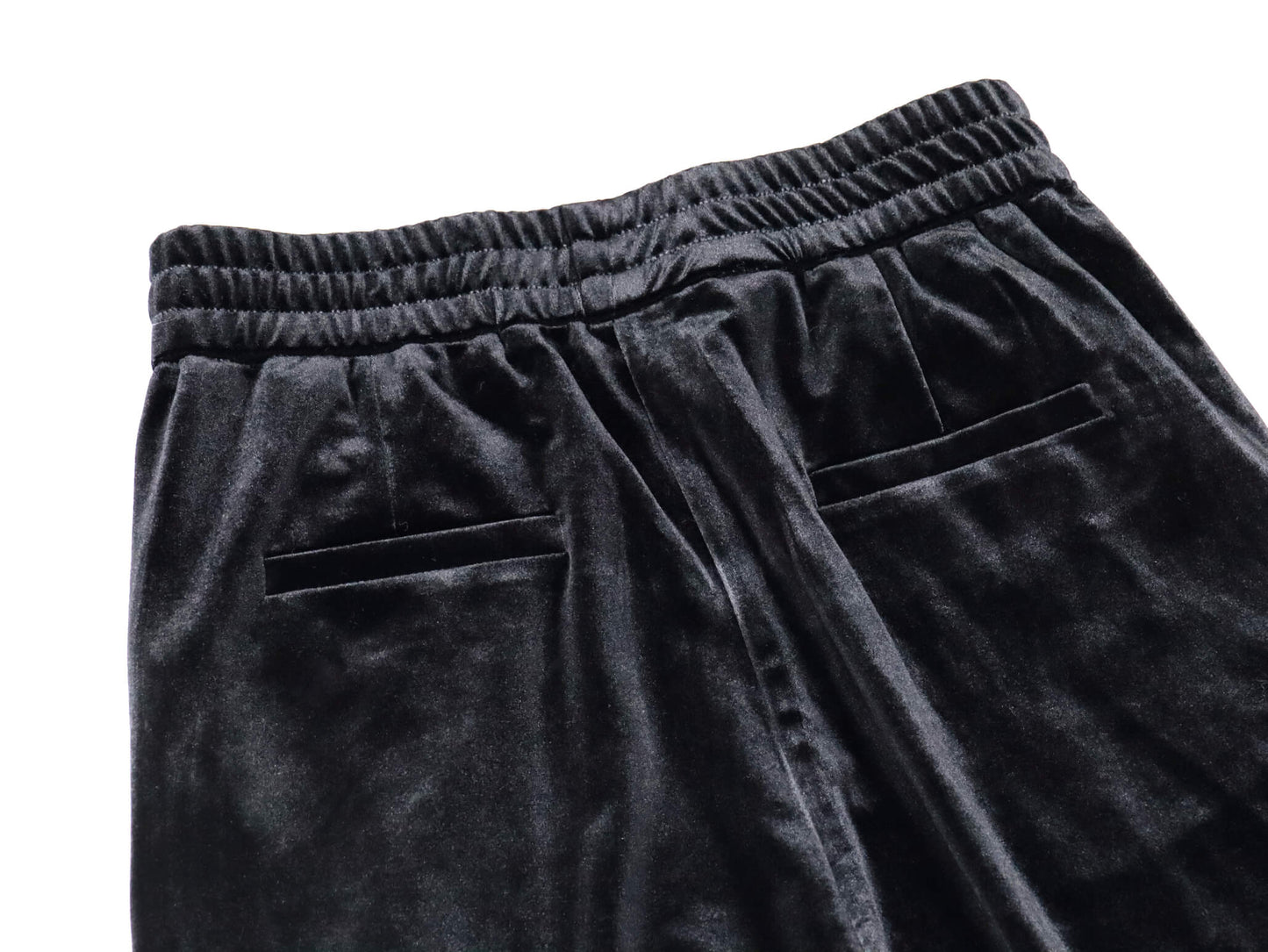 cropped velvet trousers