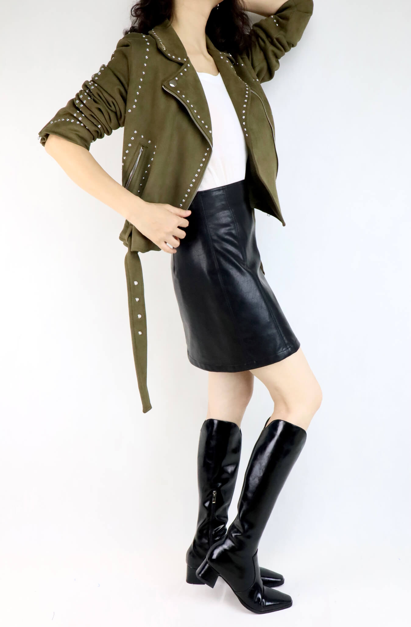 Suede Biker Jacket