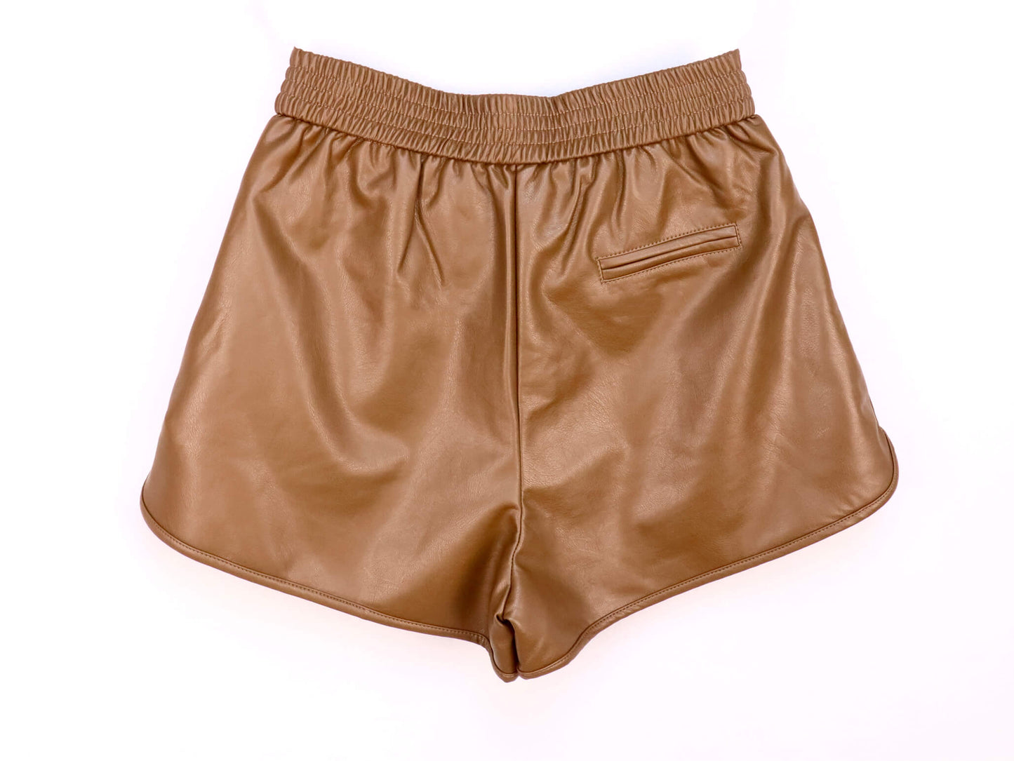 Leather Shorts for Women | Brown
