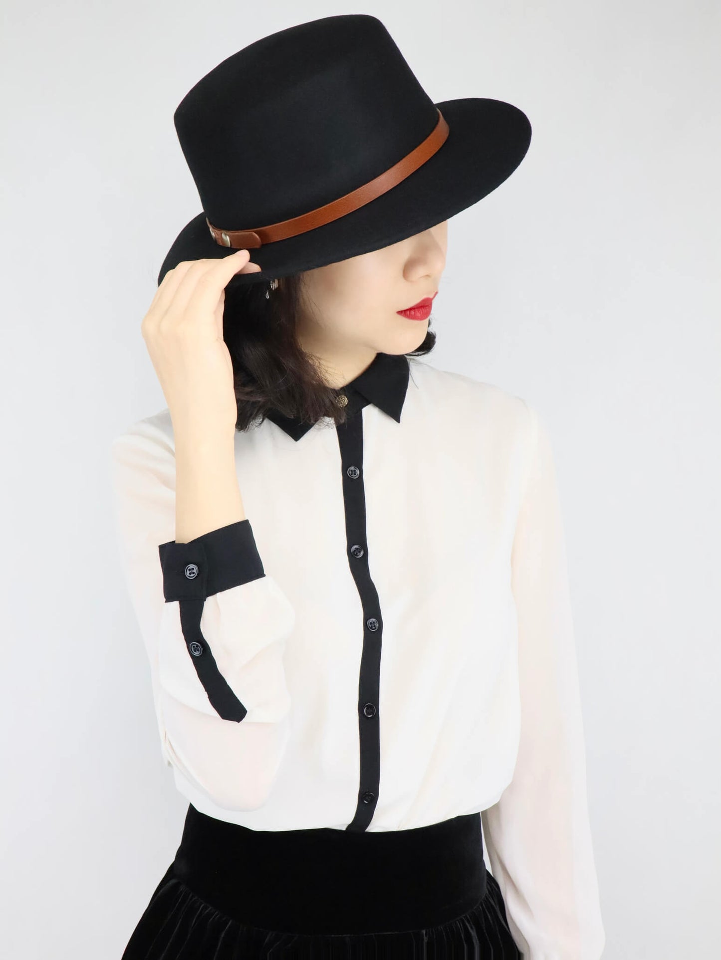 100% Wool Fedora Hat