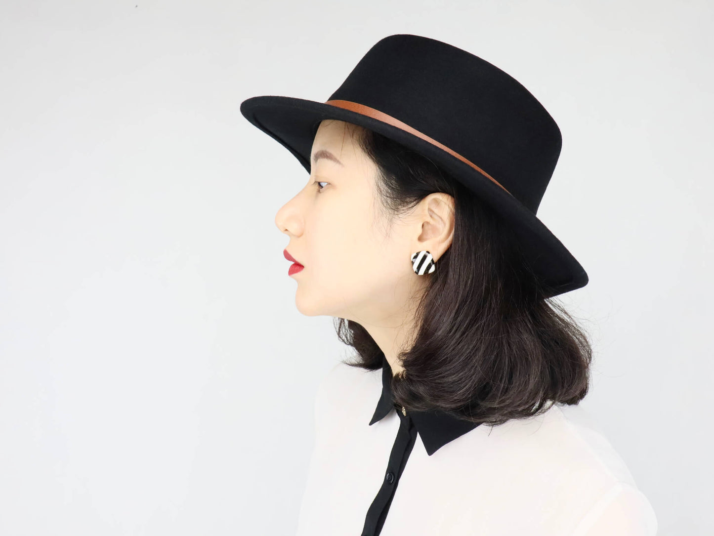 100% Wool Fedora Hat