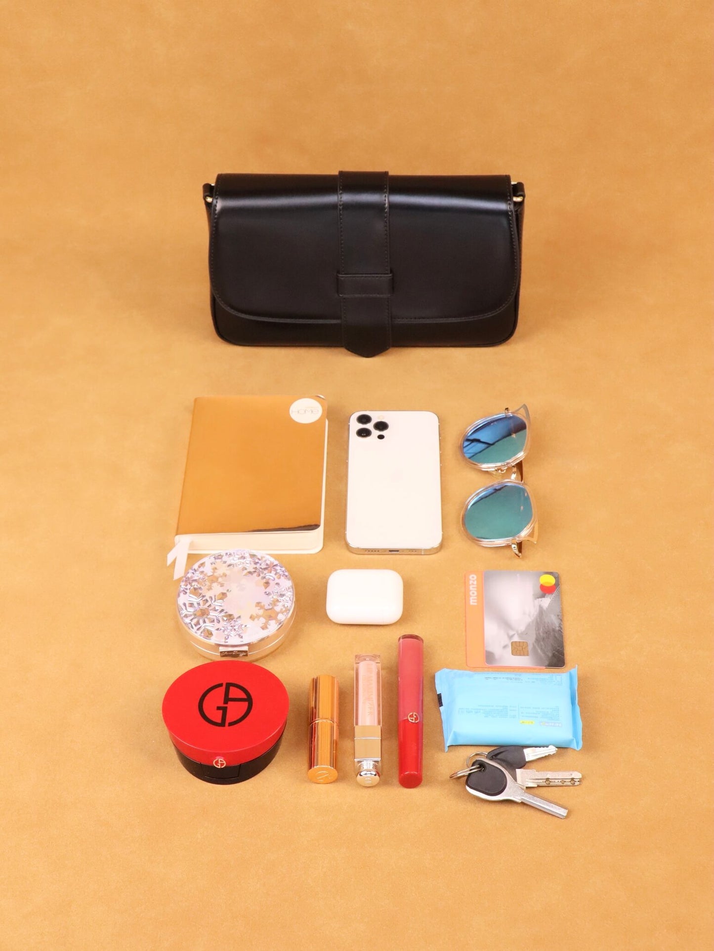 Crossbody Leather Bag | large capacity