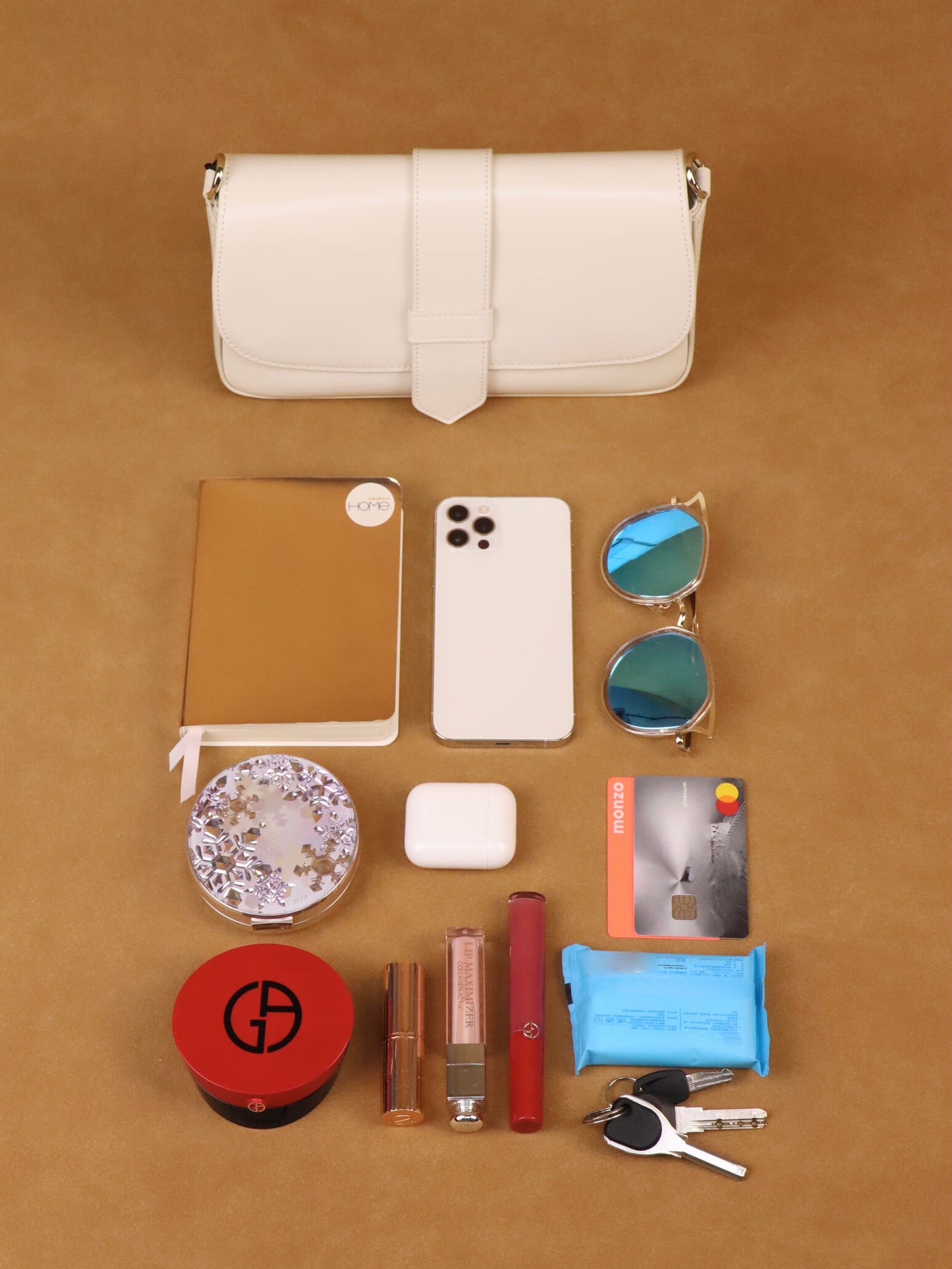 Crossbody Leather Bag | large capacity