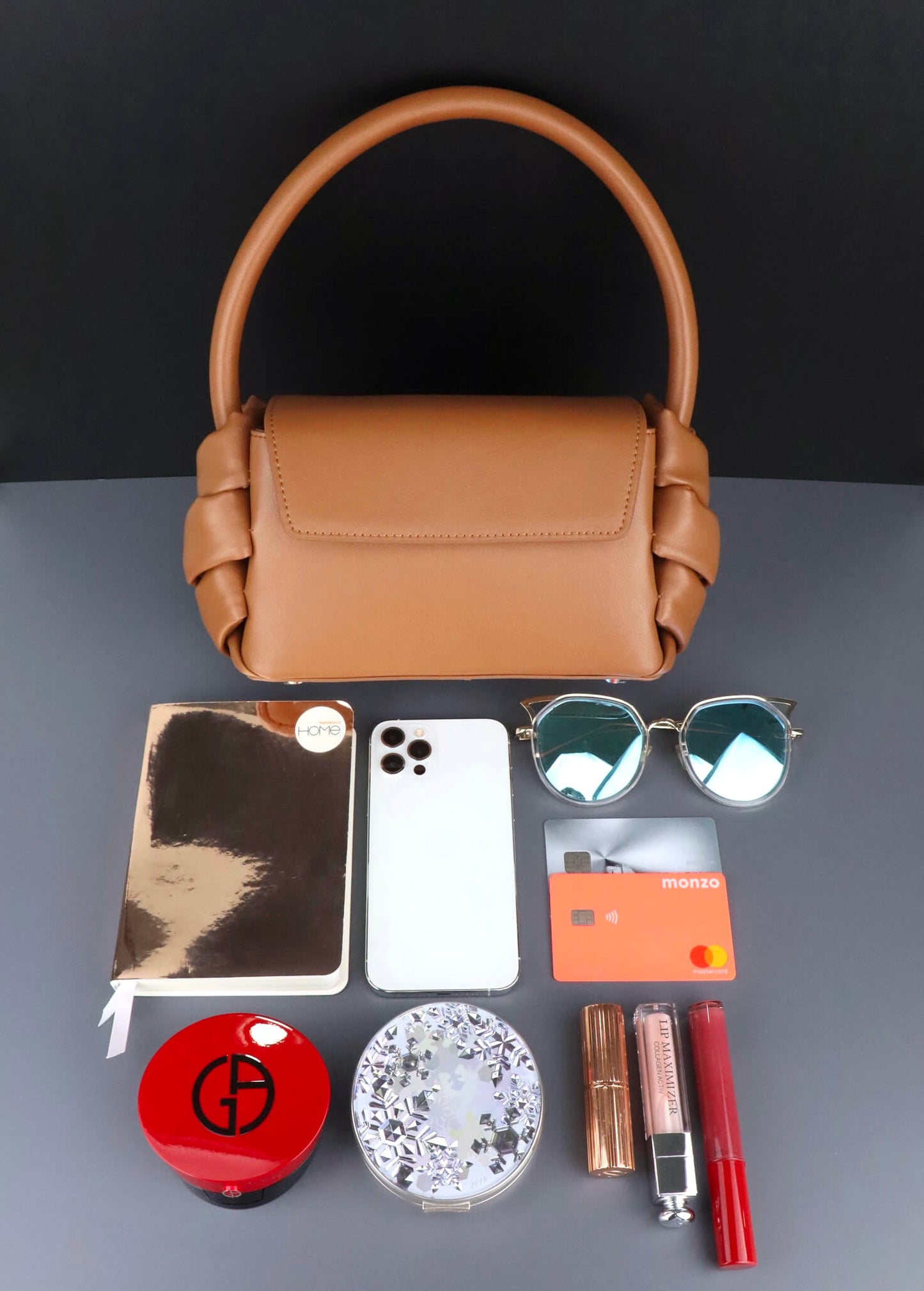 Leather Shoulder Bag | large capacity