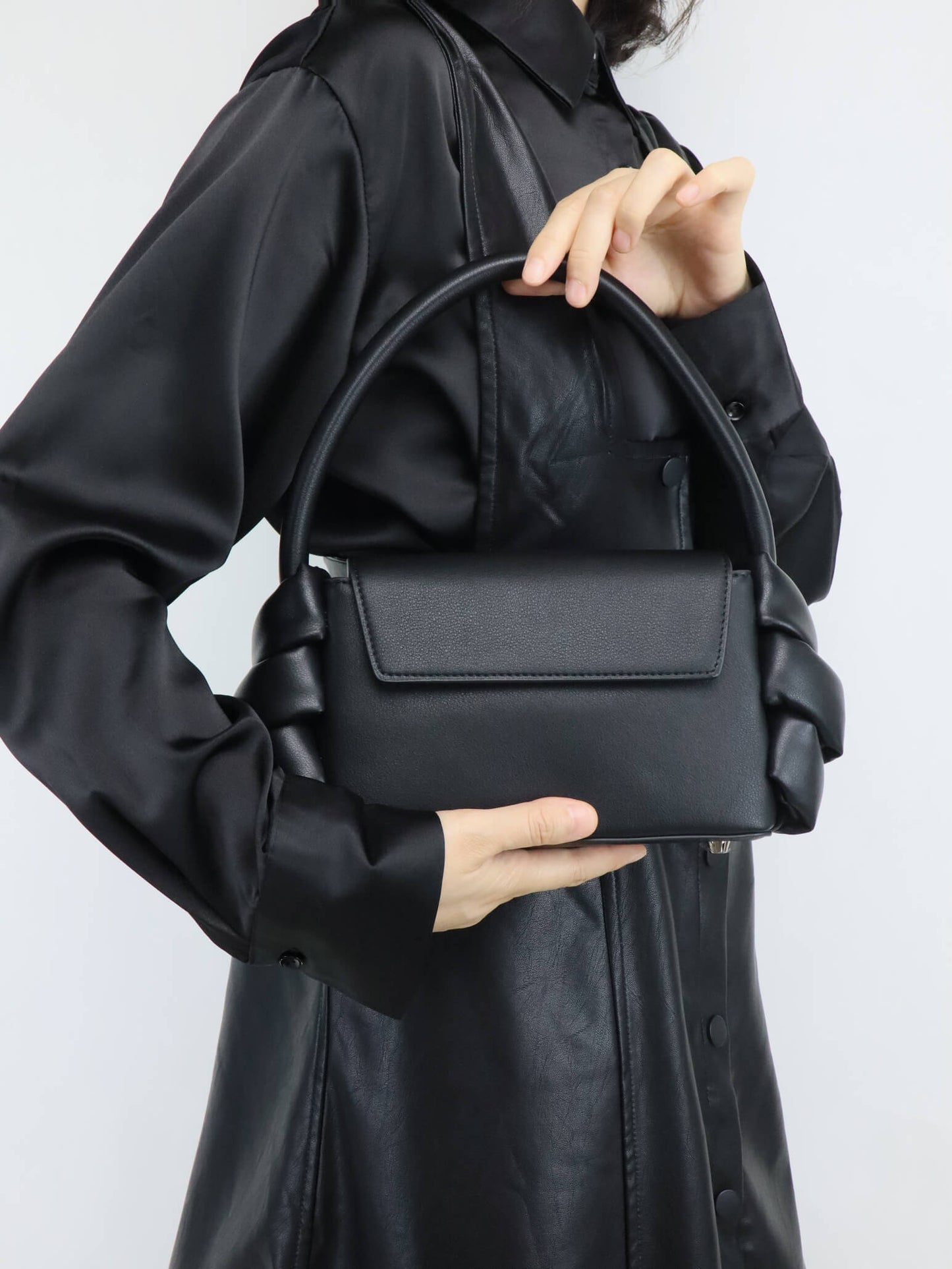 Designer Black Crossbody Bag Leather Handbag for Women | UK SALE