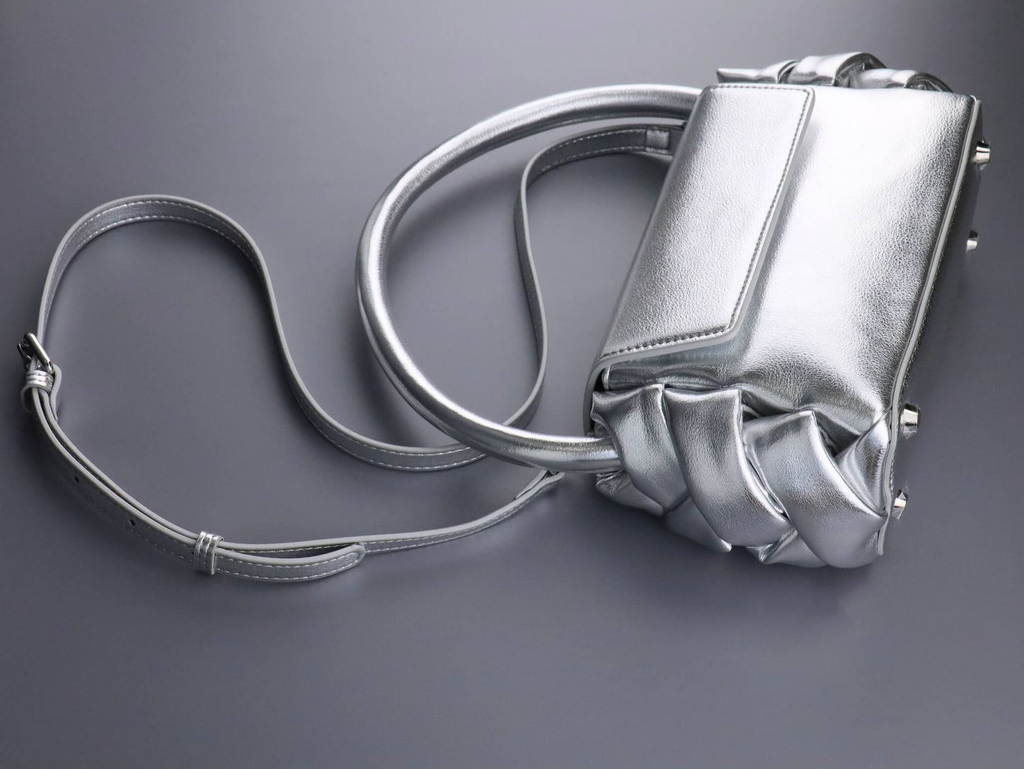 Leather Shoulder Bag | with long leather strap for crossbody