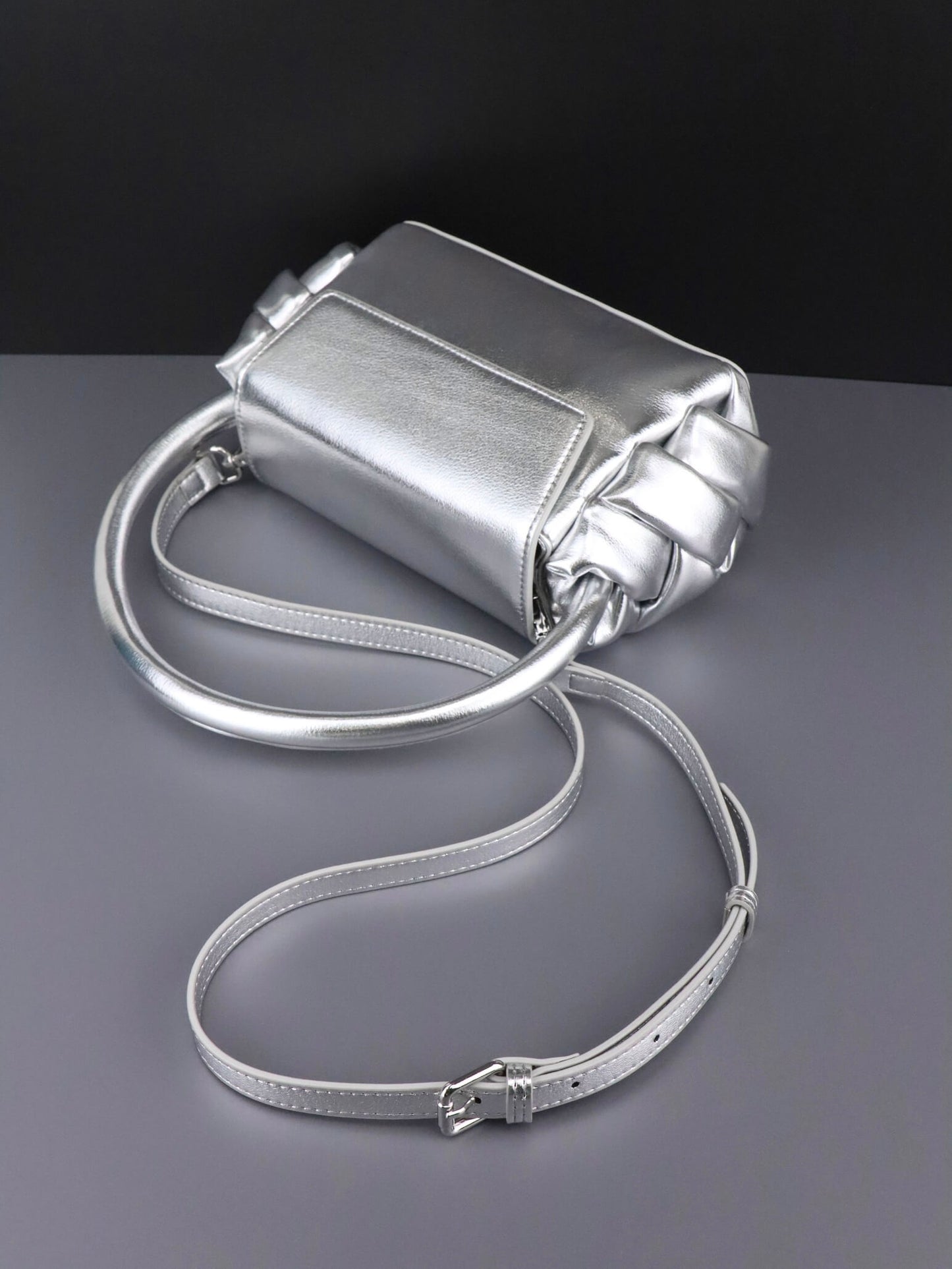 Leather Shoulder Bag | with long leather strap for crossbody