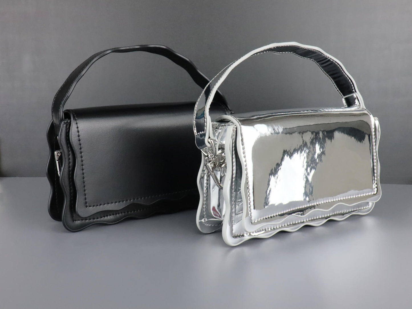 black and silver colour
