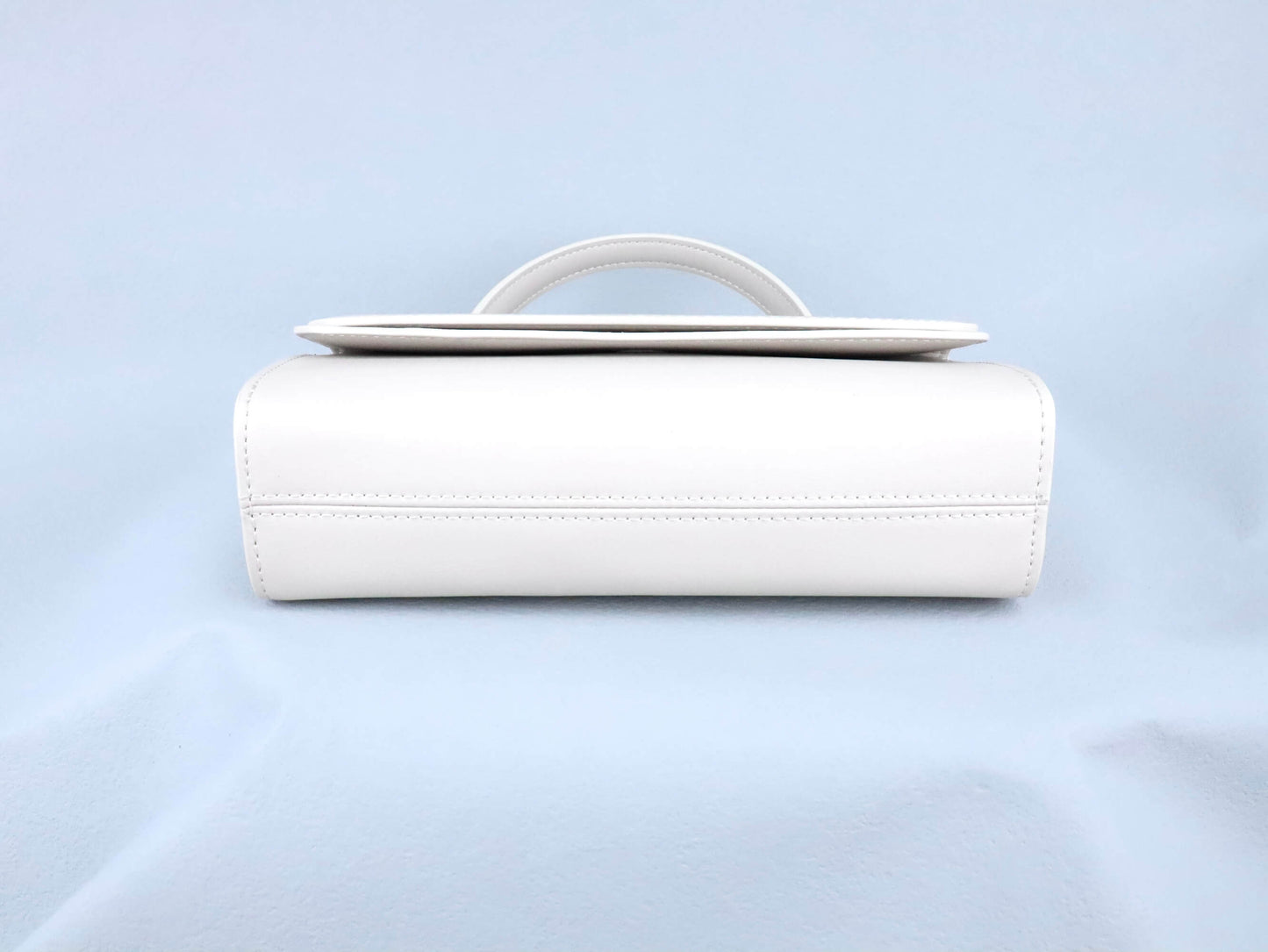 Creamy-white Leather Clutch Bag Handbag Small Crossbody Bags for Women