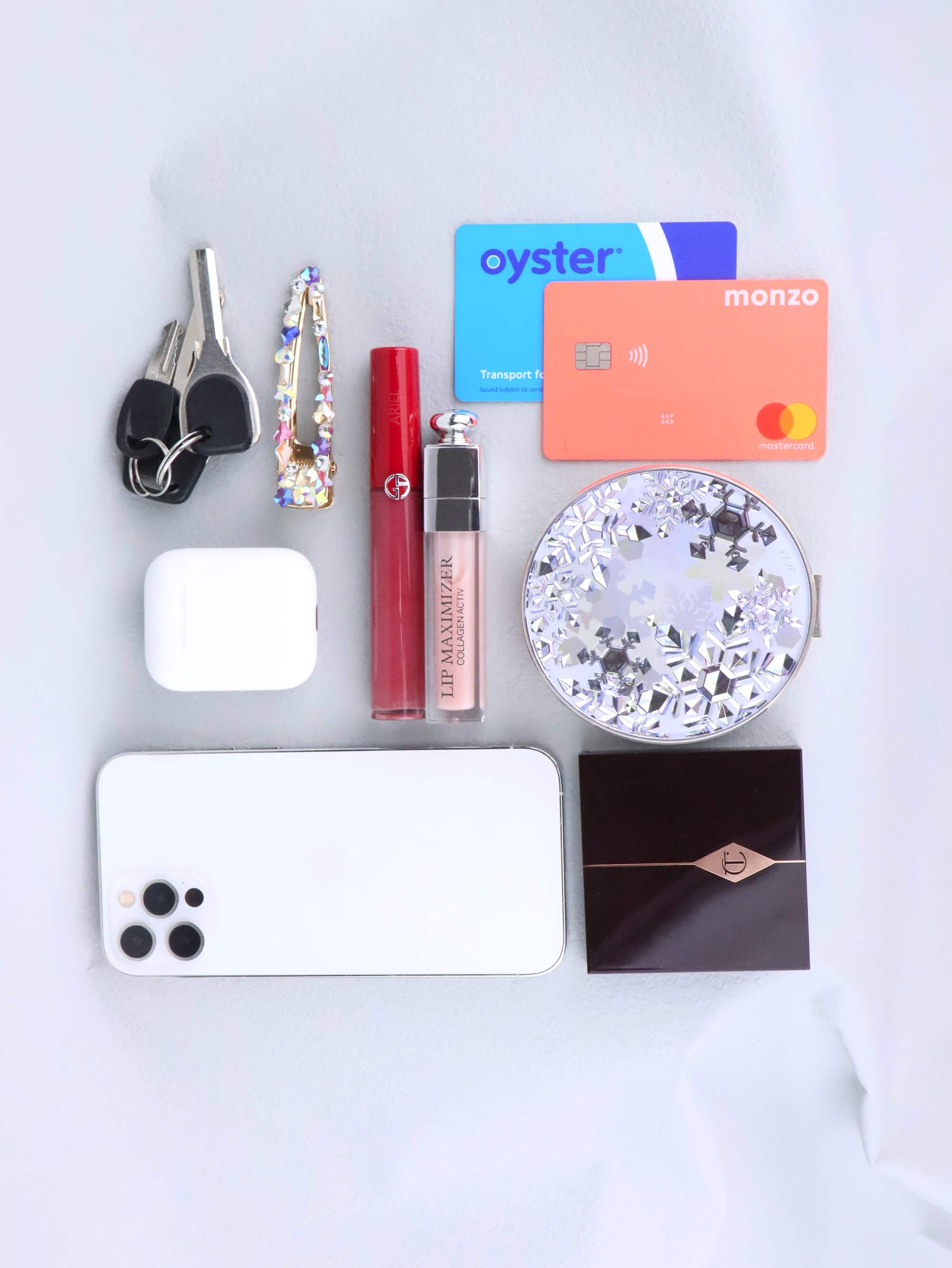 Creamy-white Leather Clutch Bag Handbag Small Crossbody Bags for Women