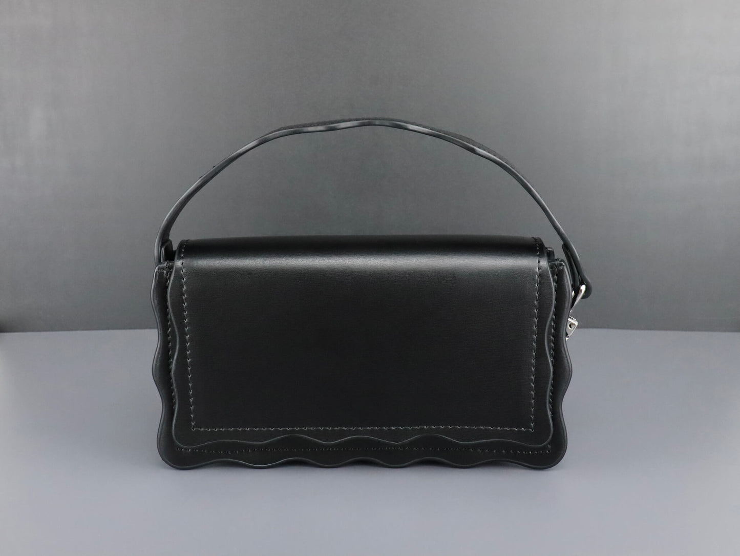 Black Leather Crossbody Bag + Black Leather Jacket for Women