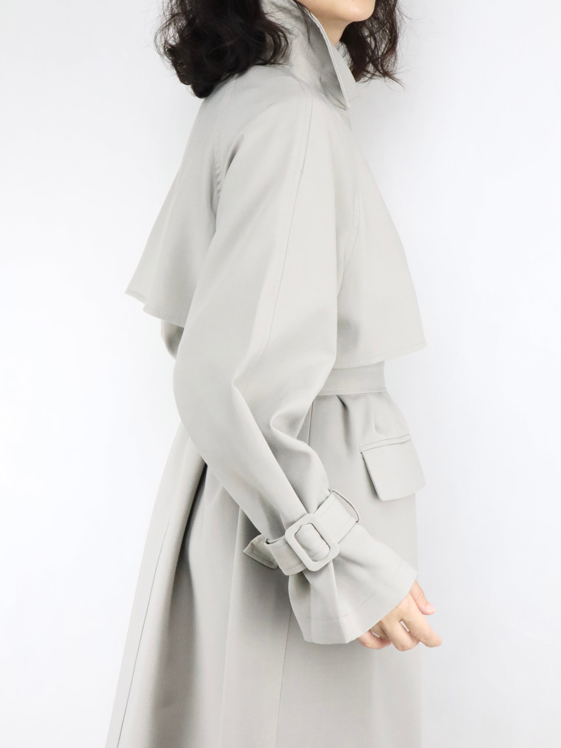 women trench coat | grey colour