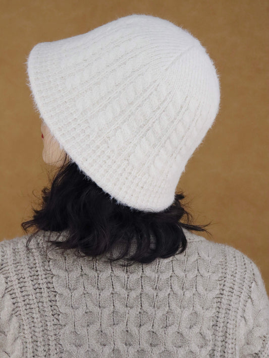 Wool Knitted Bucket Hat