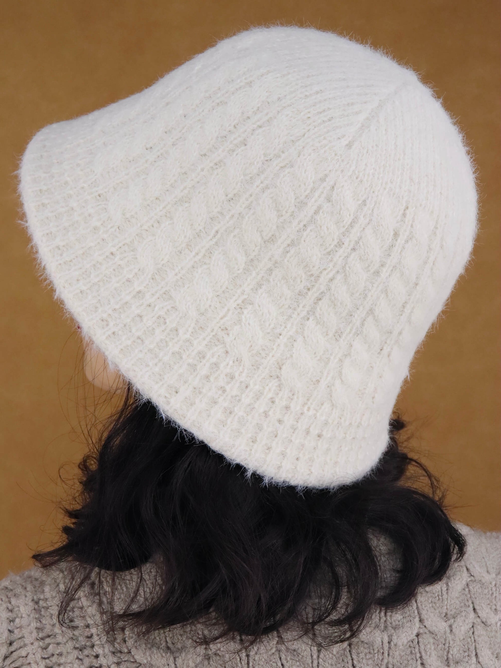 Wool Knitted Bucket Hat