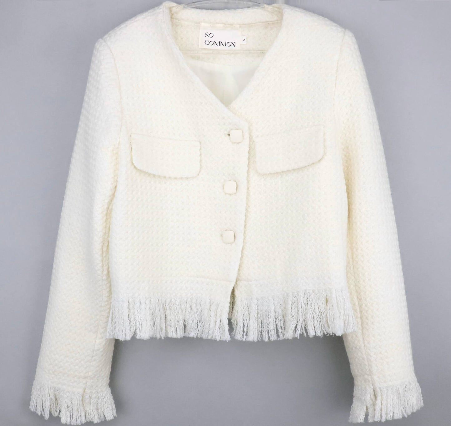 Relaxed Wool Knit Cardigan Coat