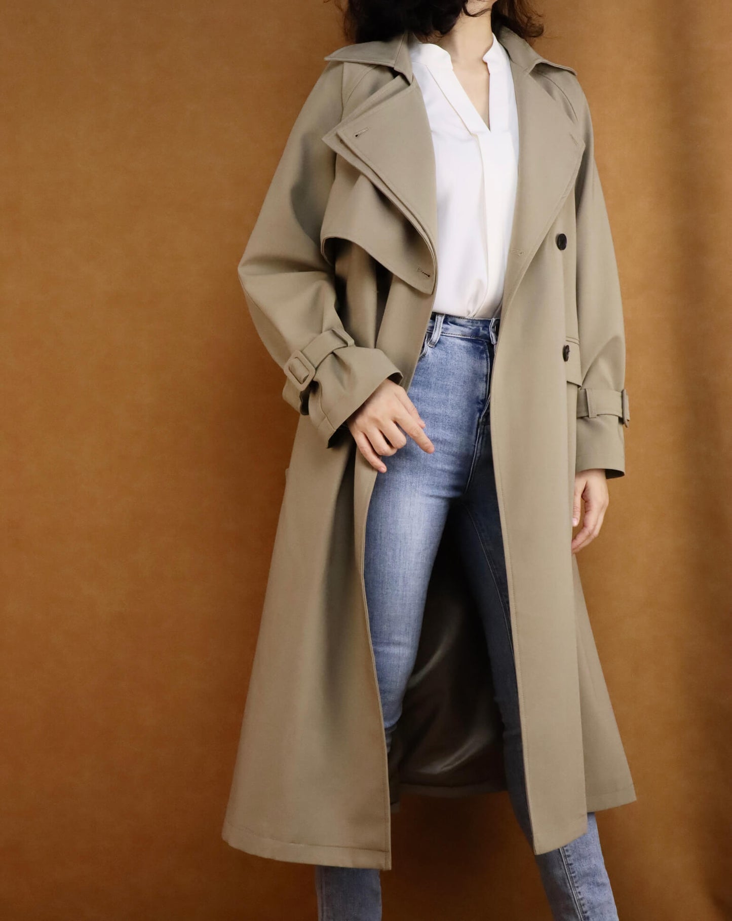 oversized trench coat