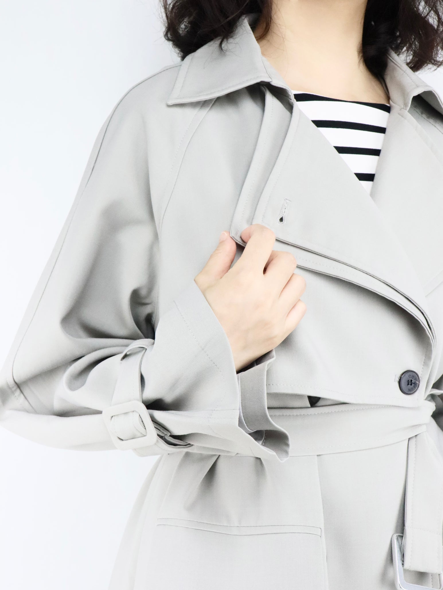 oversized belted trench coat | women trench coat