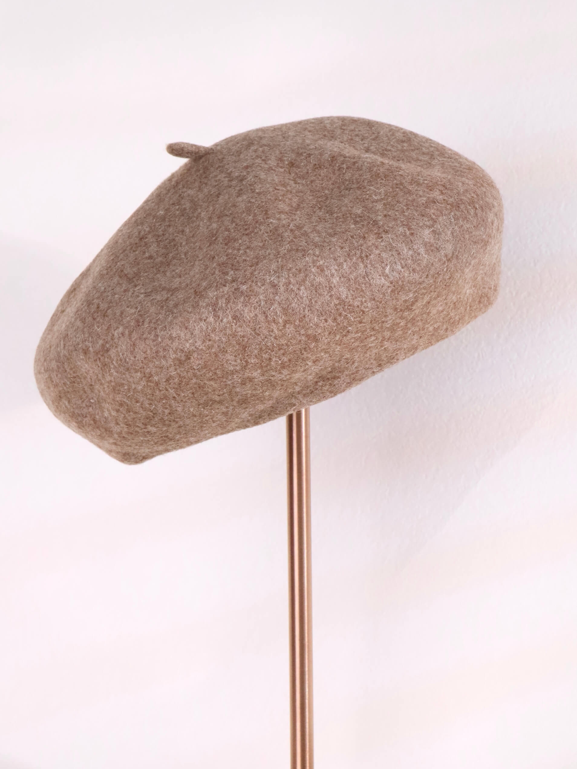 Wool Solid Beret Hat