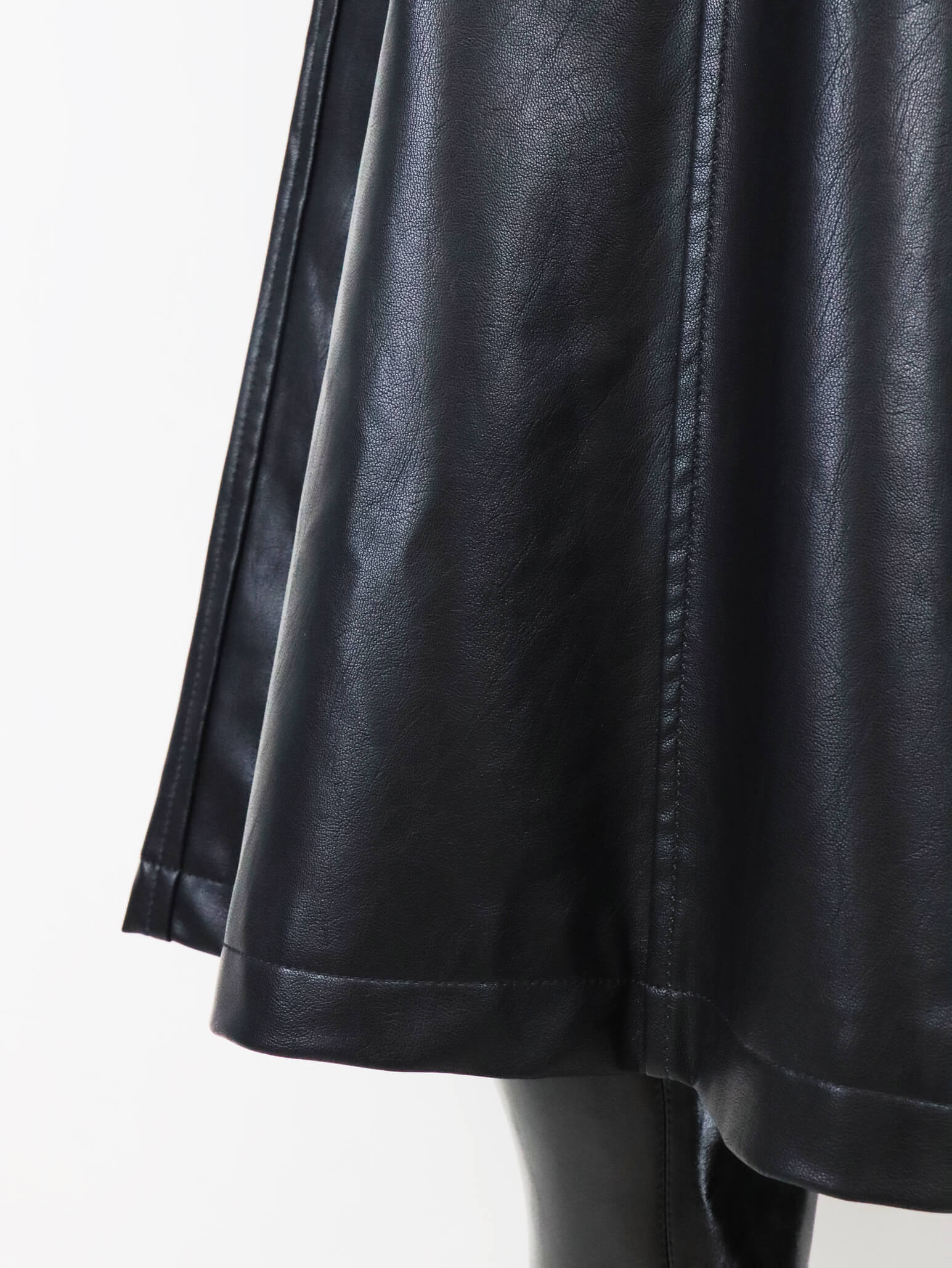 High-Waisted Black Leather Dress | Women's Overall Dress - Miss Ariel missarielfashionboutique High-Waisted Black Leather Dress | Women's Overall Dress - Miss Ariel missarielfashionboutique