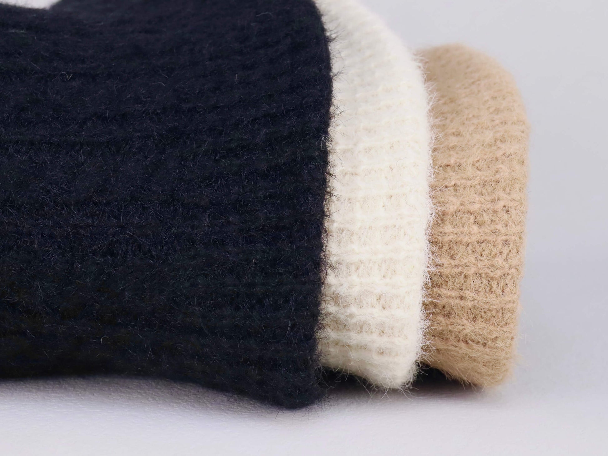 Wool Knitted Bucket Hat | three colours are available