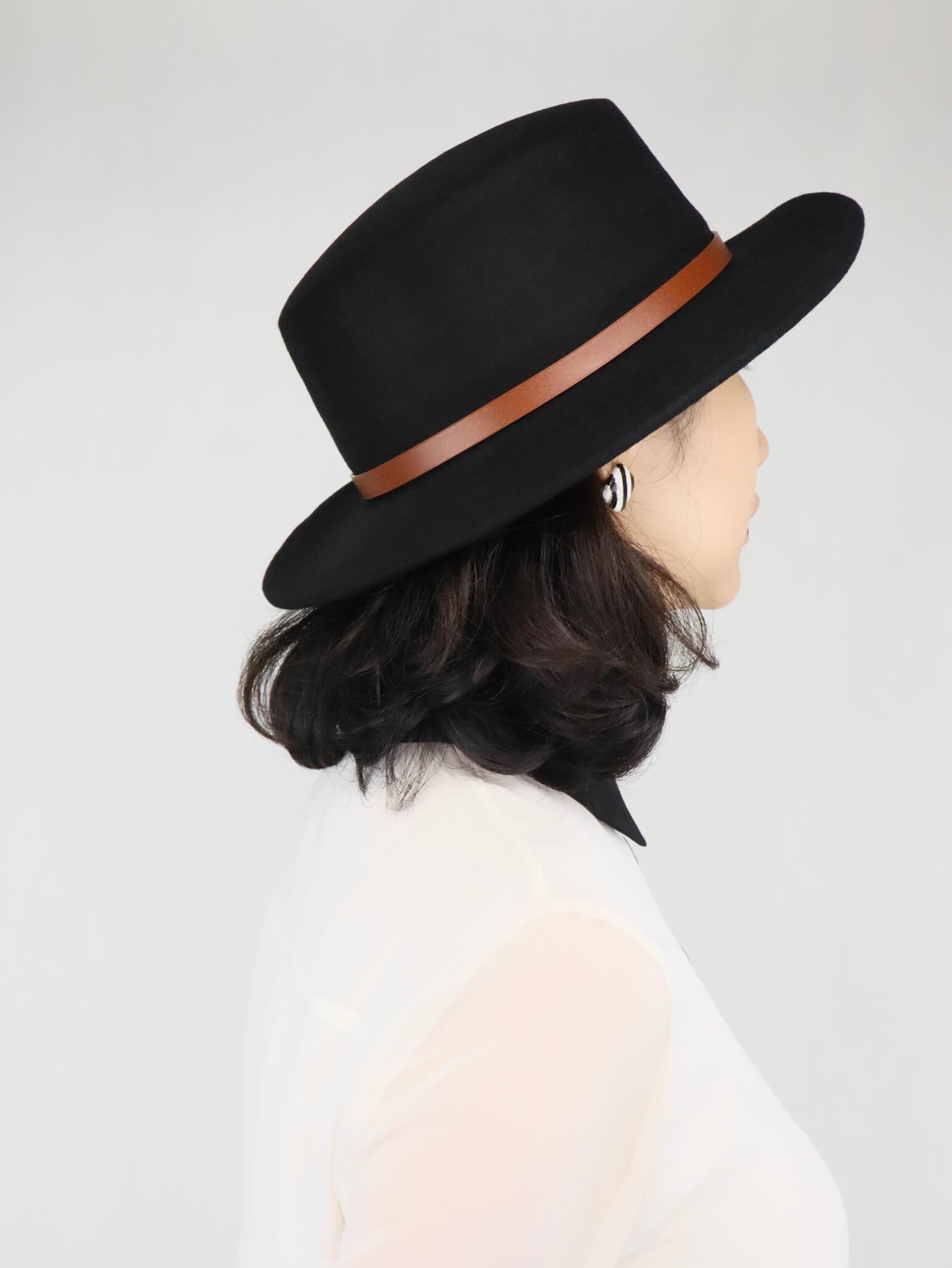 100% Wool Fedora Hat 