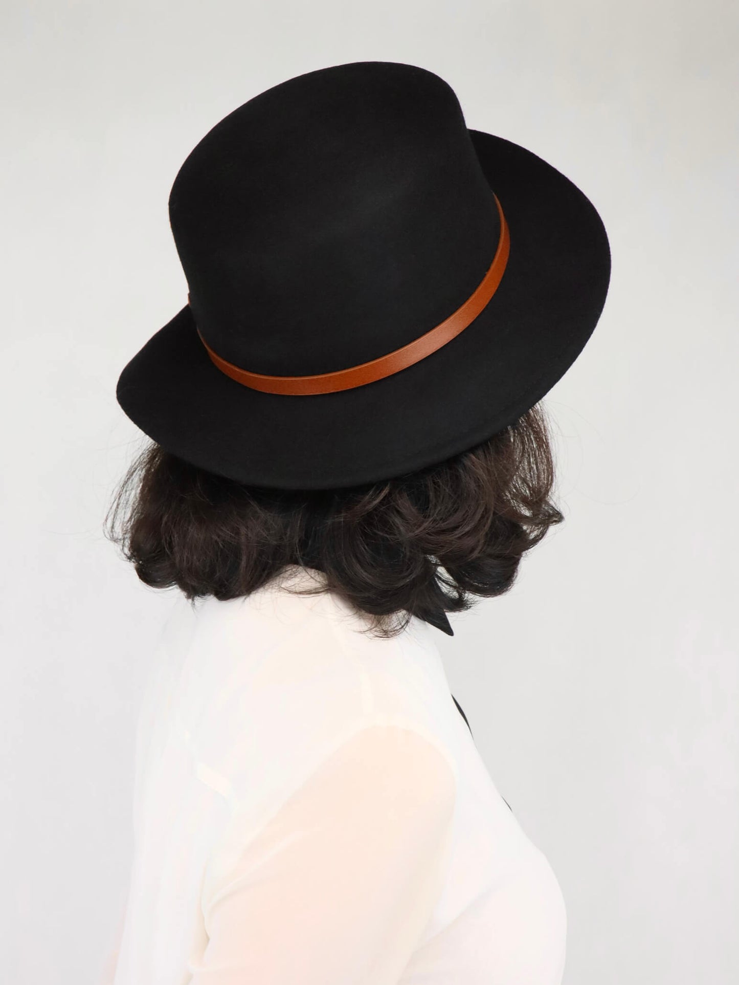 100% Wool Fedora Hat 