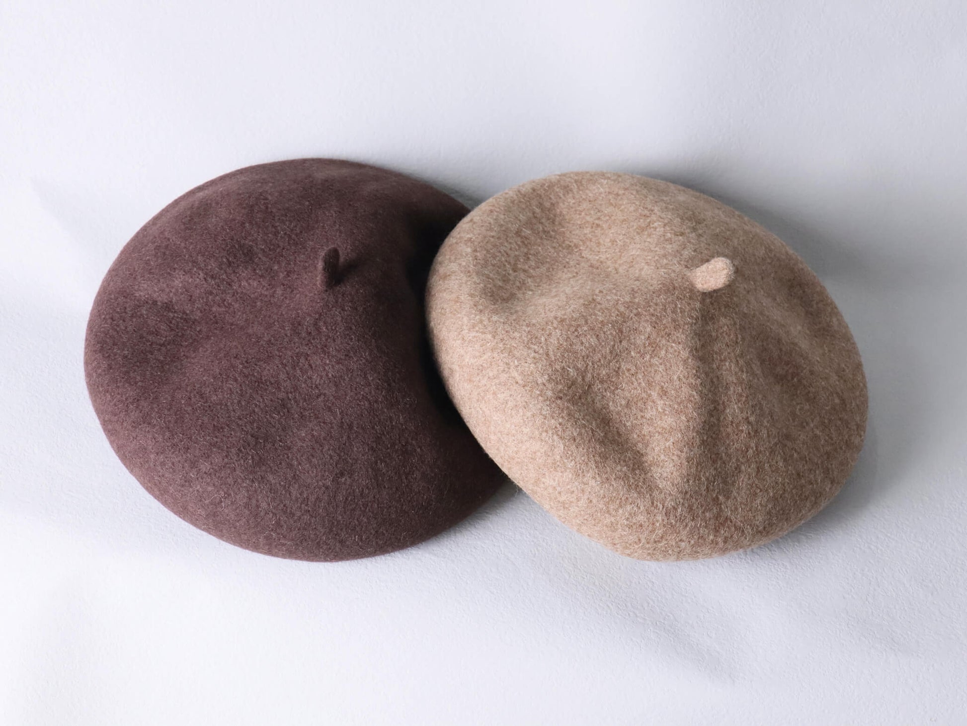 Wool Solid Beret Hat