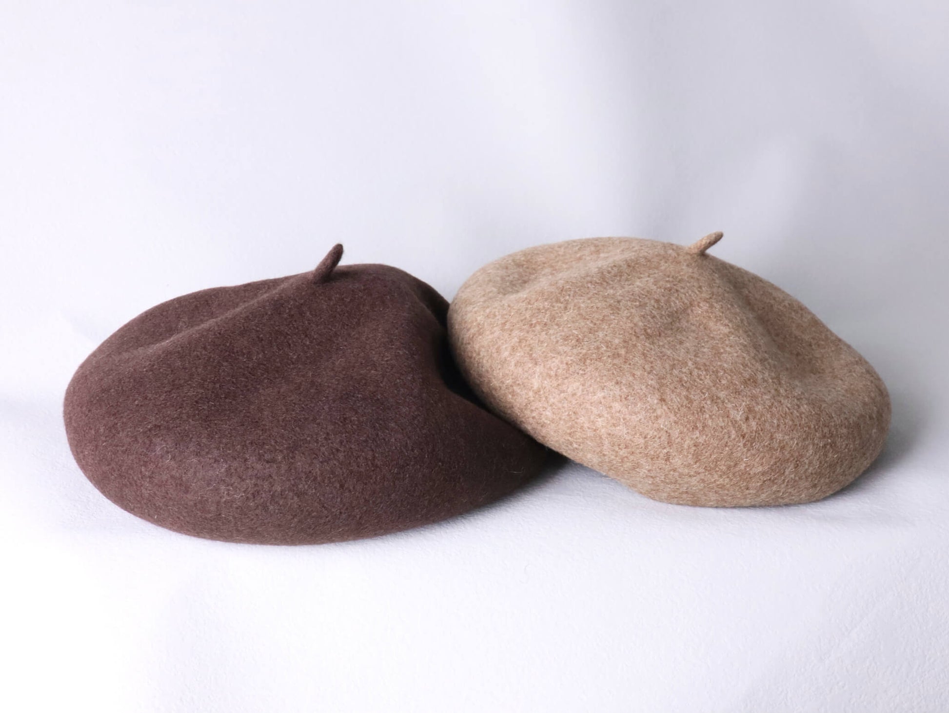 Wool Solid Beret Hat