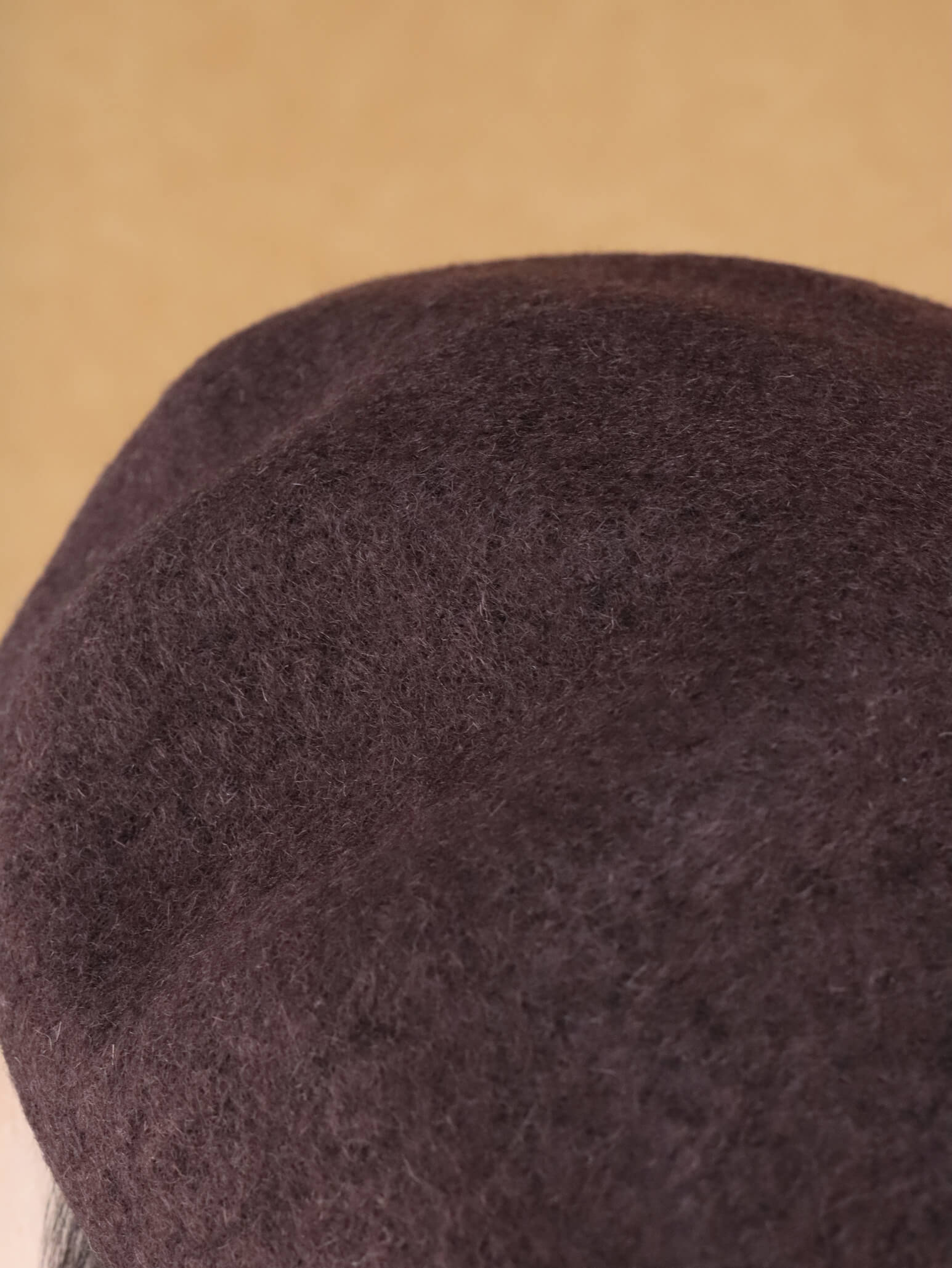 Wool Solid Beret Hat