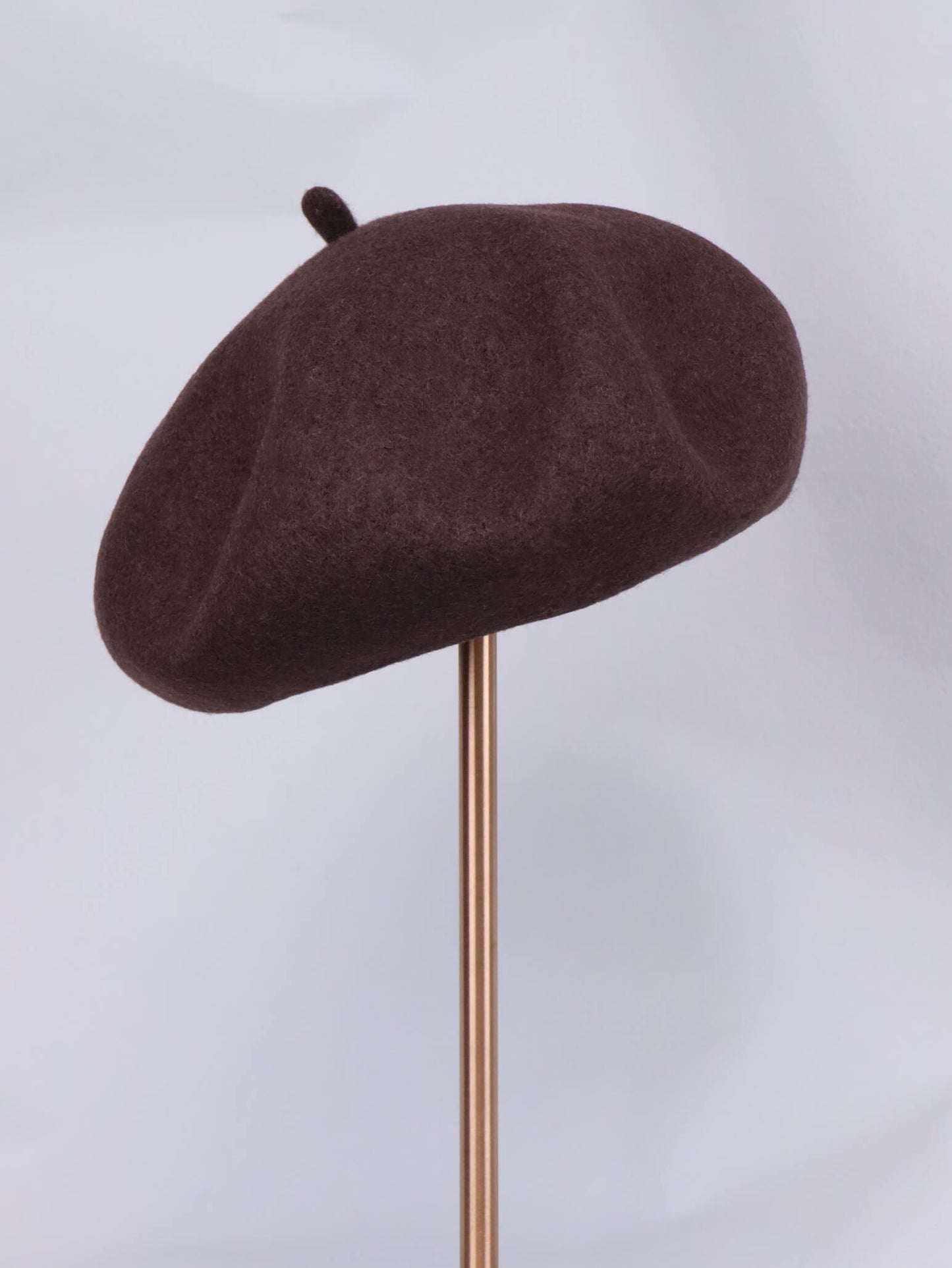 Wool Solid Beret Hat