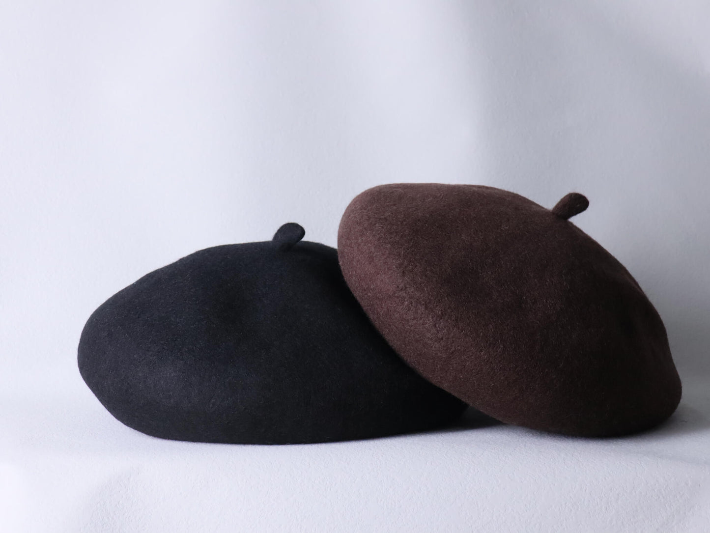 Wool Solid Beret Hat