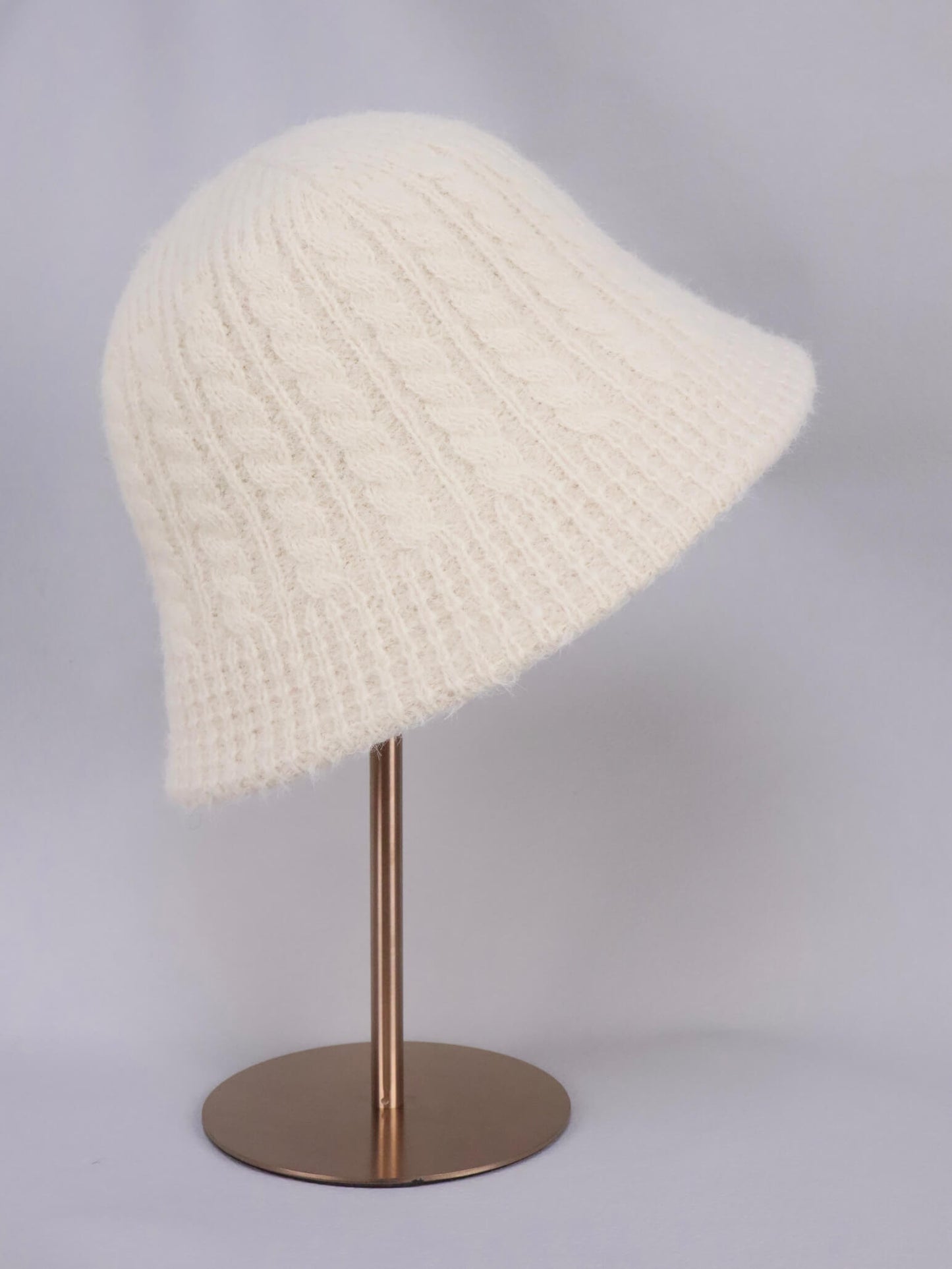 Wool Knitted Bucket Hat