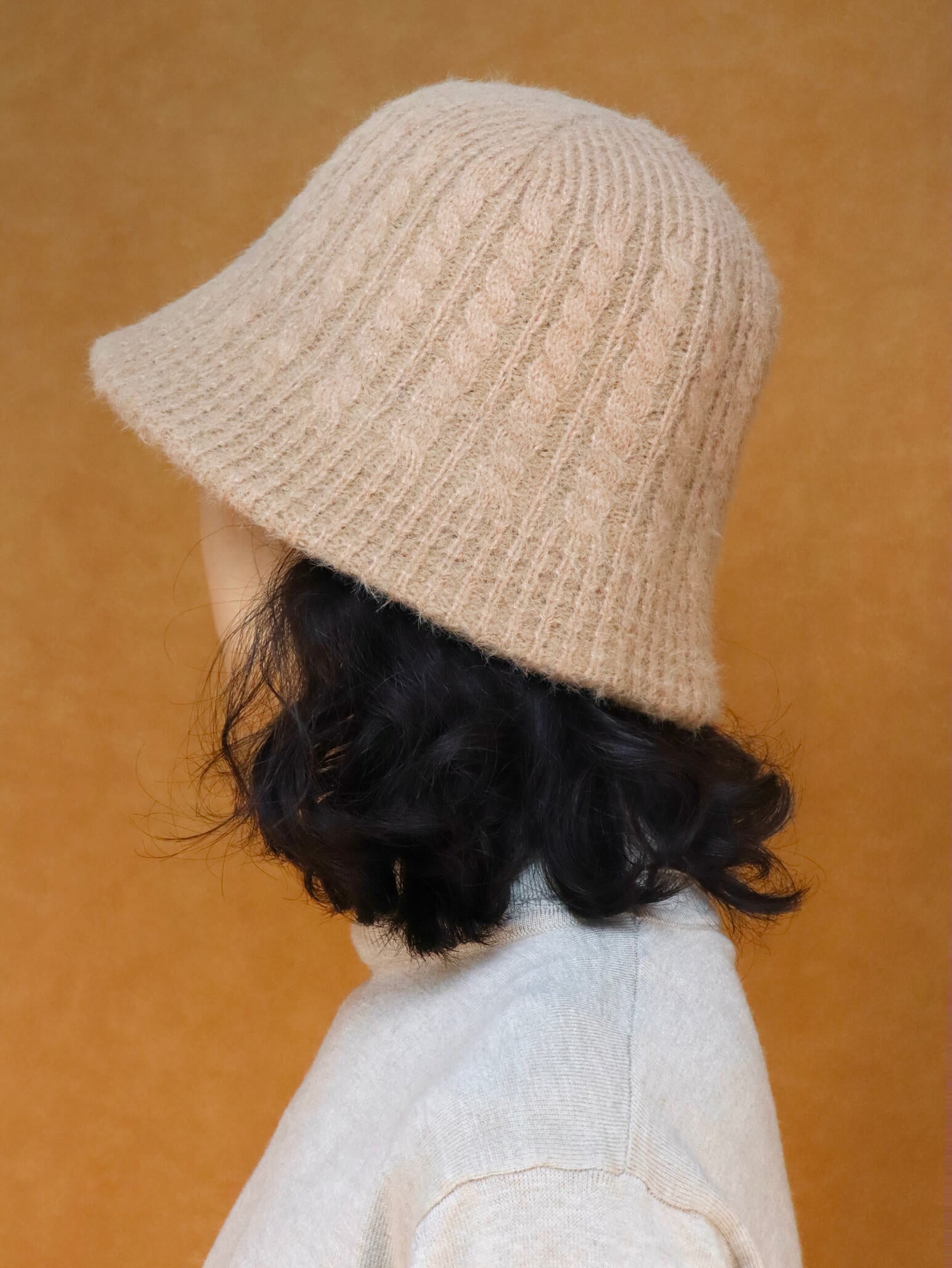 Wool Knitted Bucket Hat