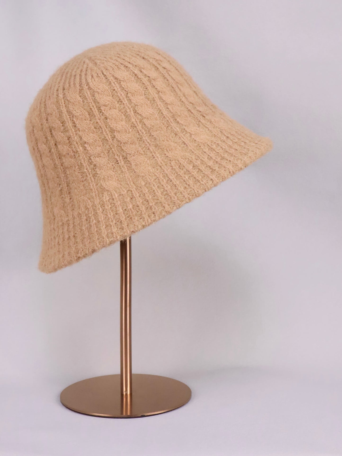 Wool Knitted Bucket Hat