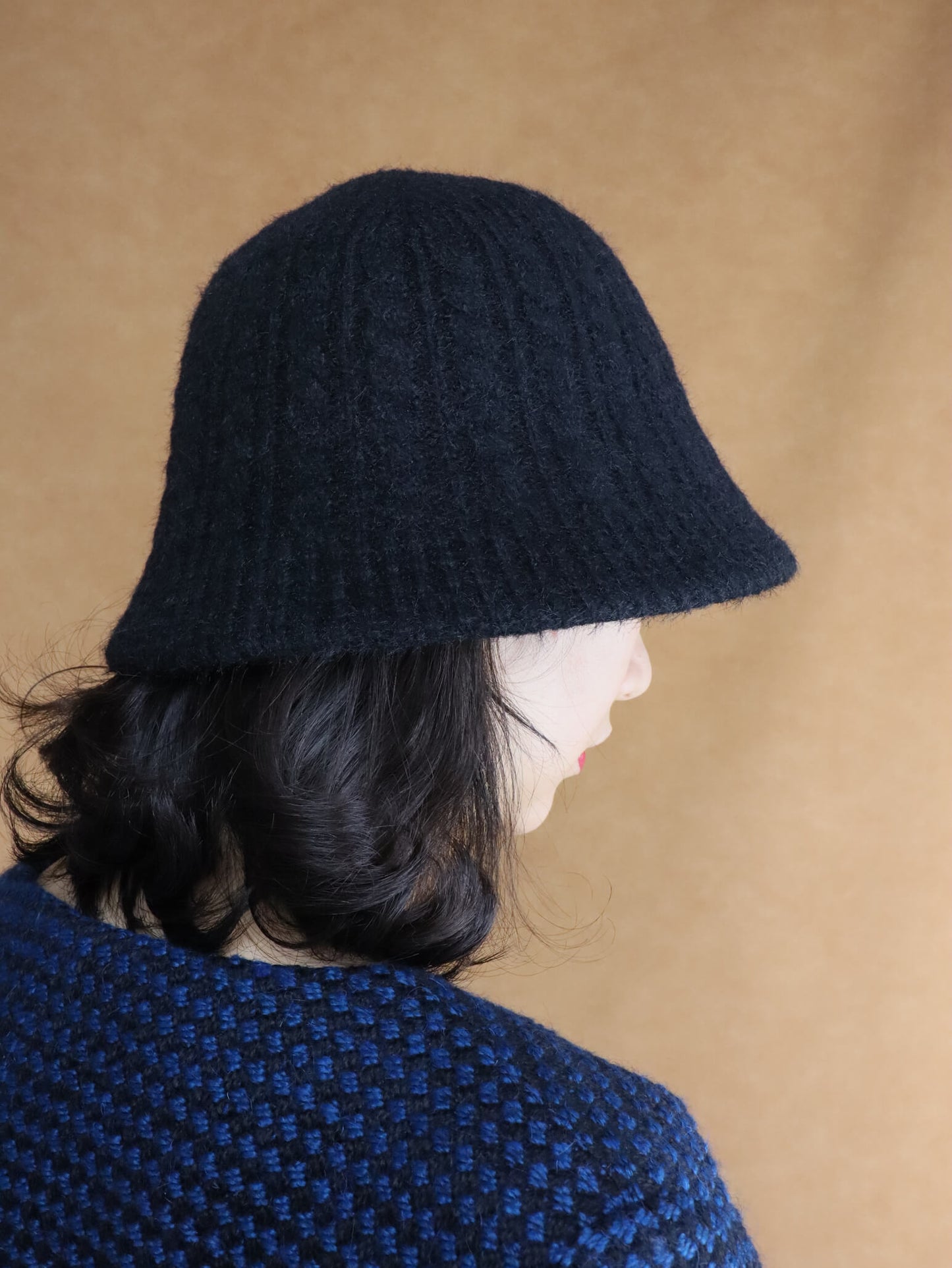 Wool Knitted Bucket Hat