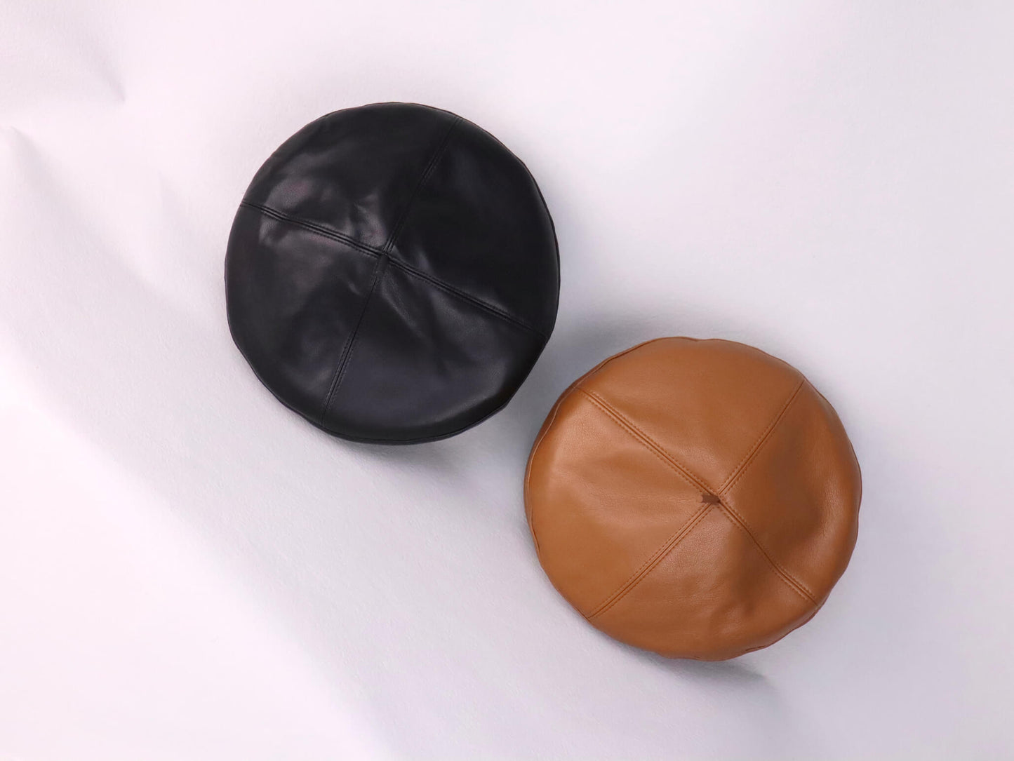 Leather PU Beret Hat | two colours