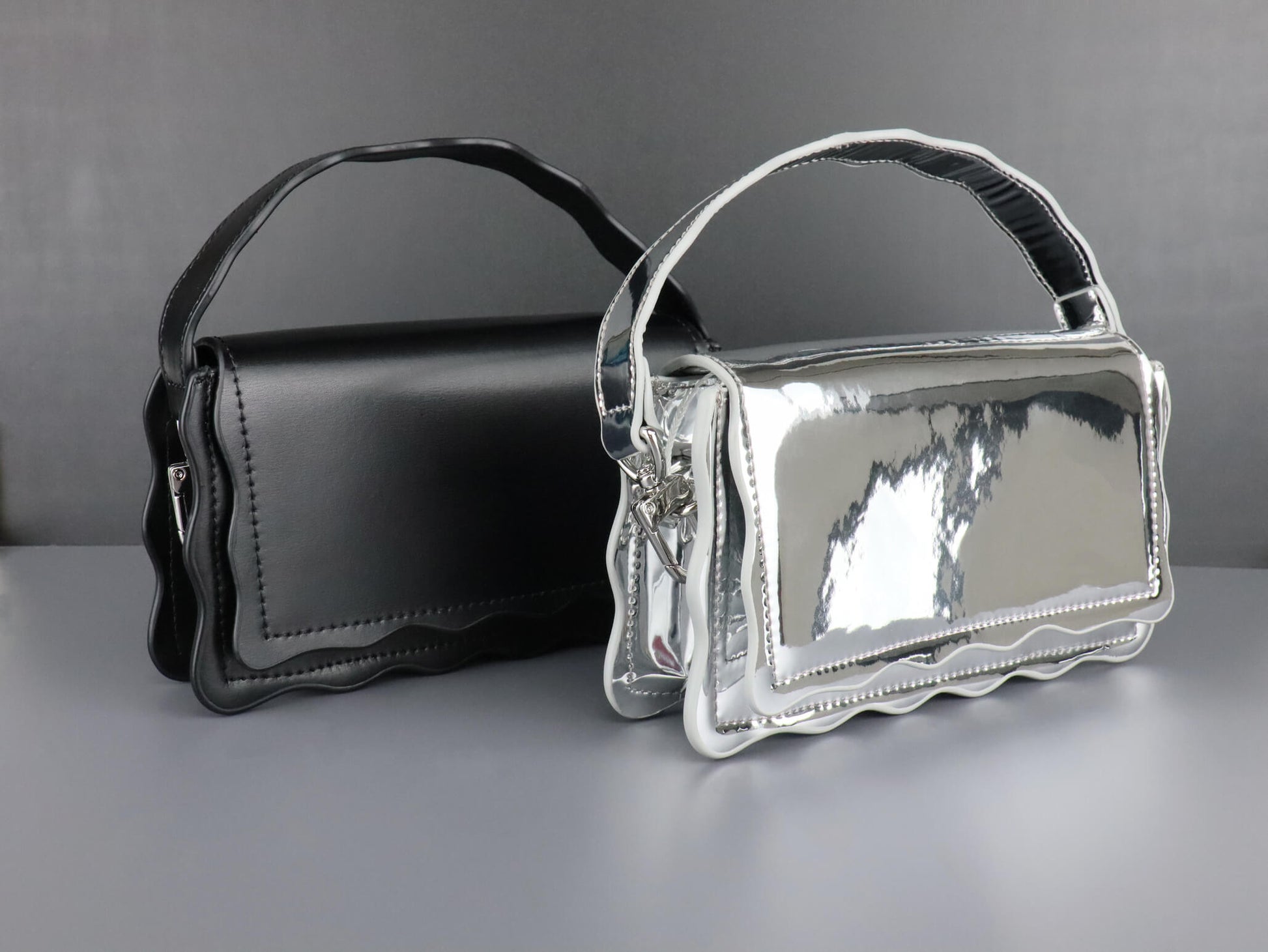 black and silver colour