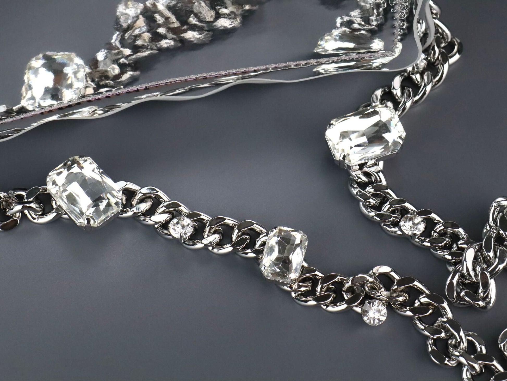 Rhinestones Chain Stap